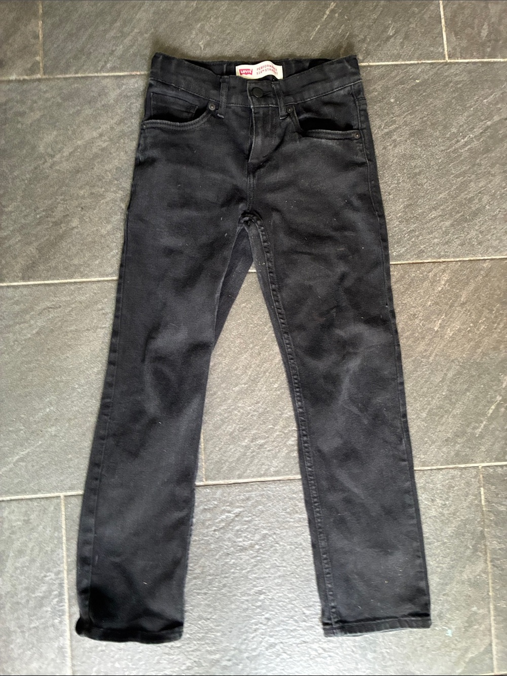 Levi's Kids Black 514 adjustable waist